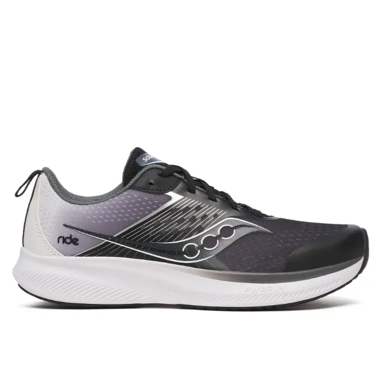 Saucony Ride KDZ Black/White