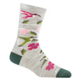 Darn Tough Socks Birds of a Feather Crew Lightweight 6121 ash