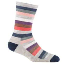 Darn Tough Socks Mystic Stripe Crew Lightweight with Cushion 1644 ash