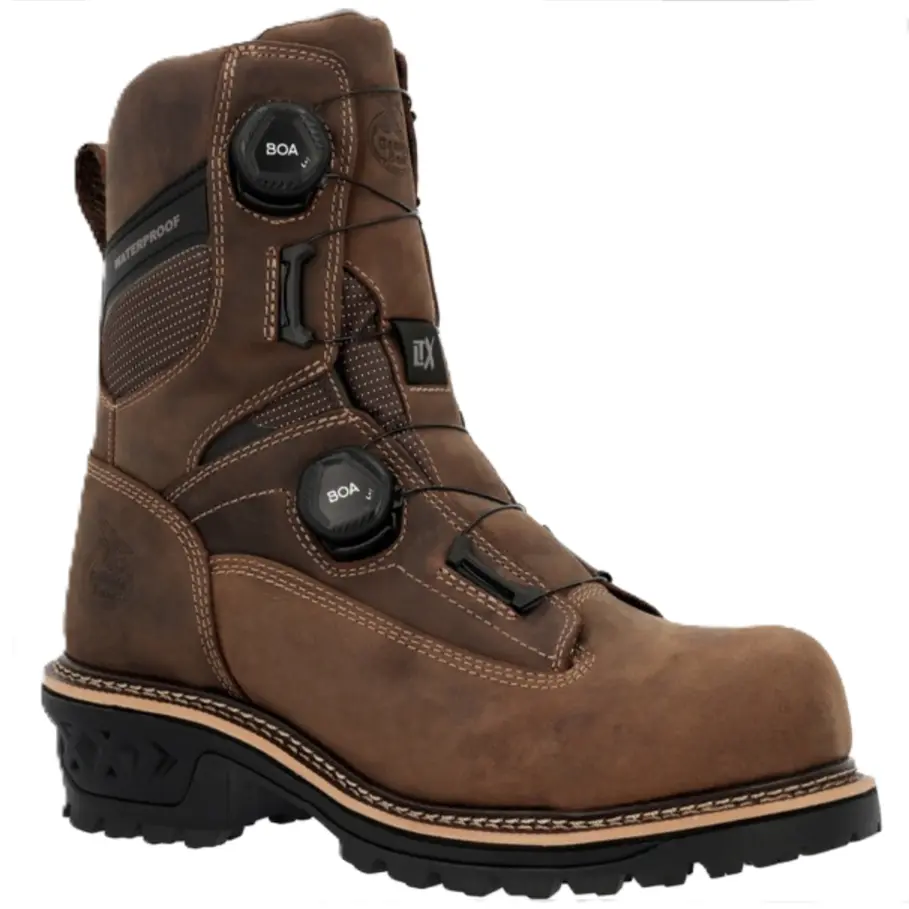 Georgia GB00732 Men's brown 9" work boot