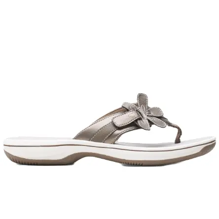 Clarks Brinkley Flora 26159855 Pewter synth 